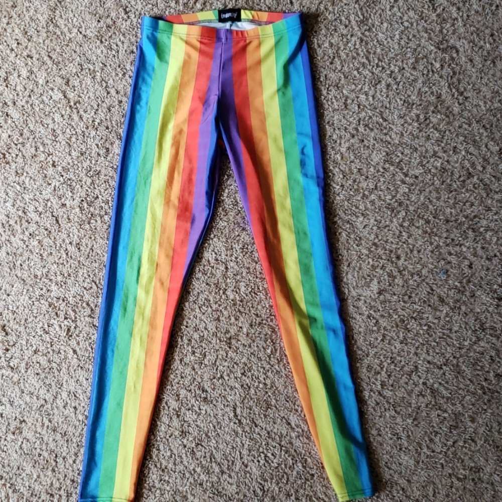 Rainbow Striped Leggings